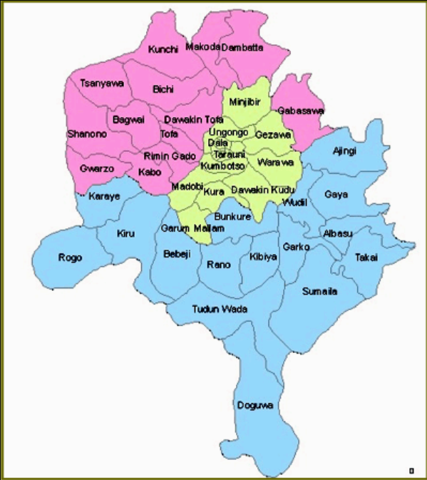 Kano State Map
