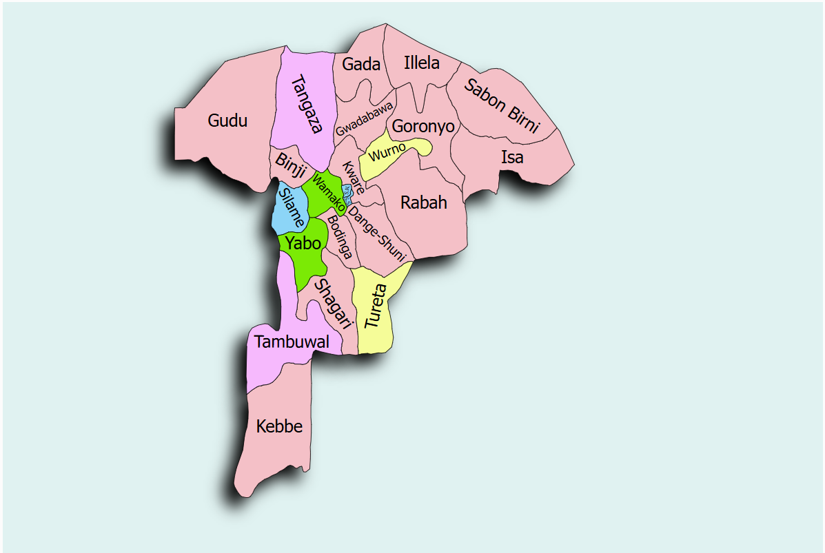 Sokoto State Map